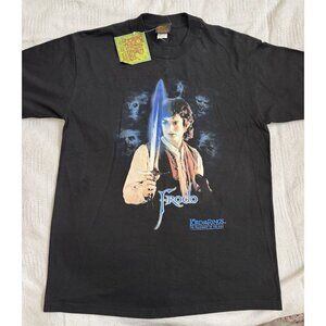 NWT Frodo Vintage Lord Of The Rings Shirt Mens S M 39” Youth XL Fellowship 2001